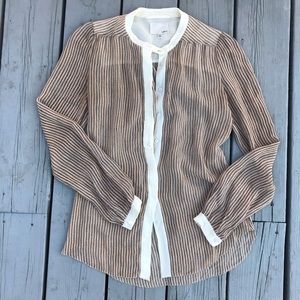 Le Fou Wilfred by Aritzia silk blouse
